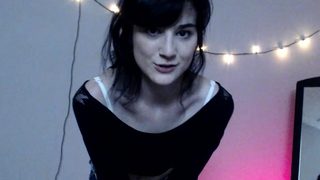 Amateur striptease and Solo masturbation