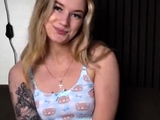 Blonde Teen Solo Masturbating On Webcam